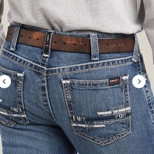 Ariat Men's FR M7 Slim Straight Leg DuraStretch Stackable Jean Slate Sz 30X32